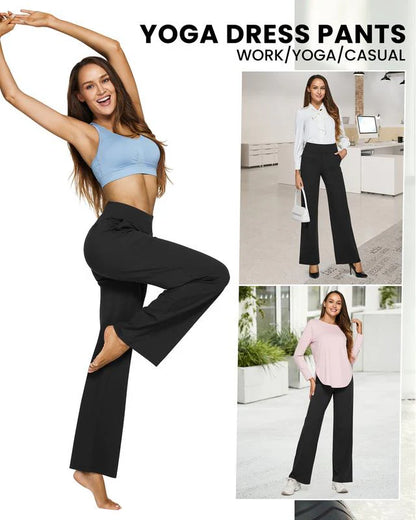 TheHolaras™ Loose High-Waist Wide-Leg Pants with Pockets