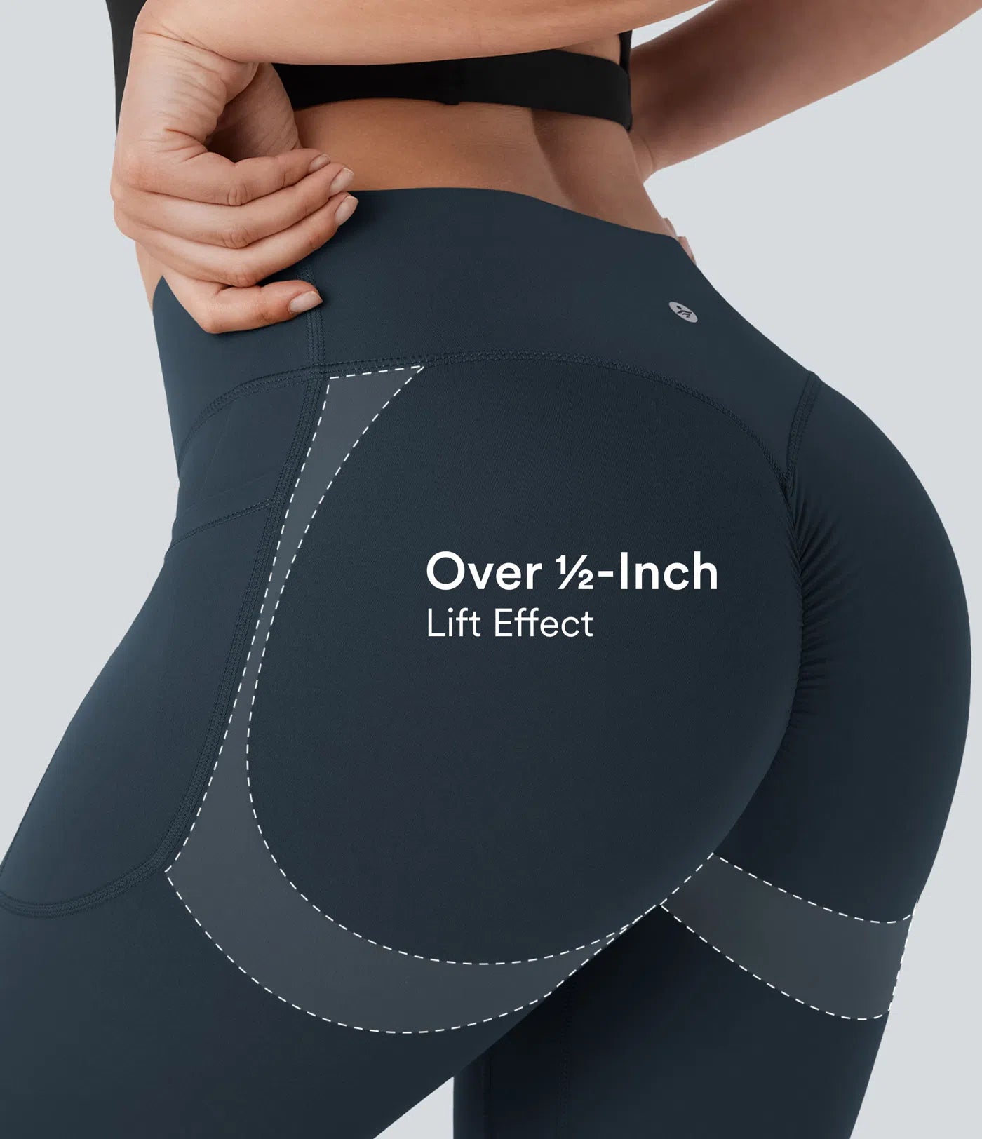 TheHolaras™ High Waisted Scrunch Butt Lifting Tummy Control Pocket Shaping Training Leggings