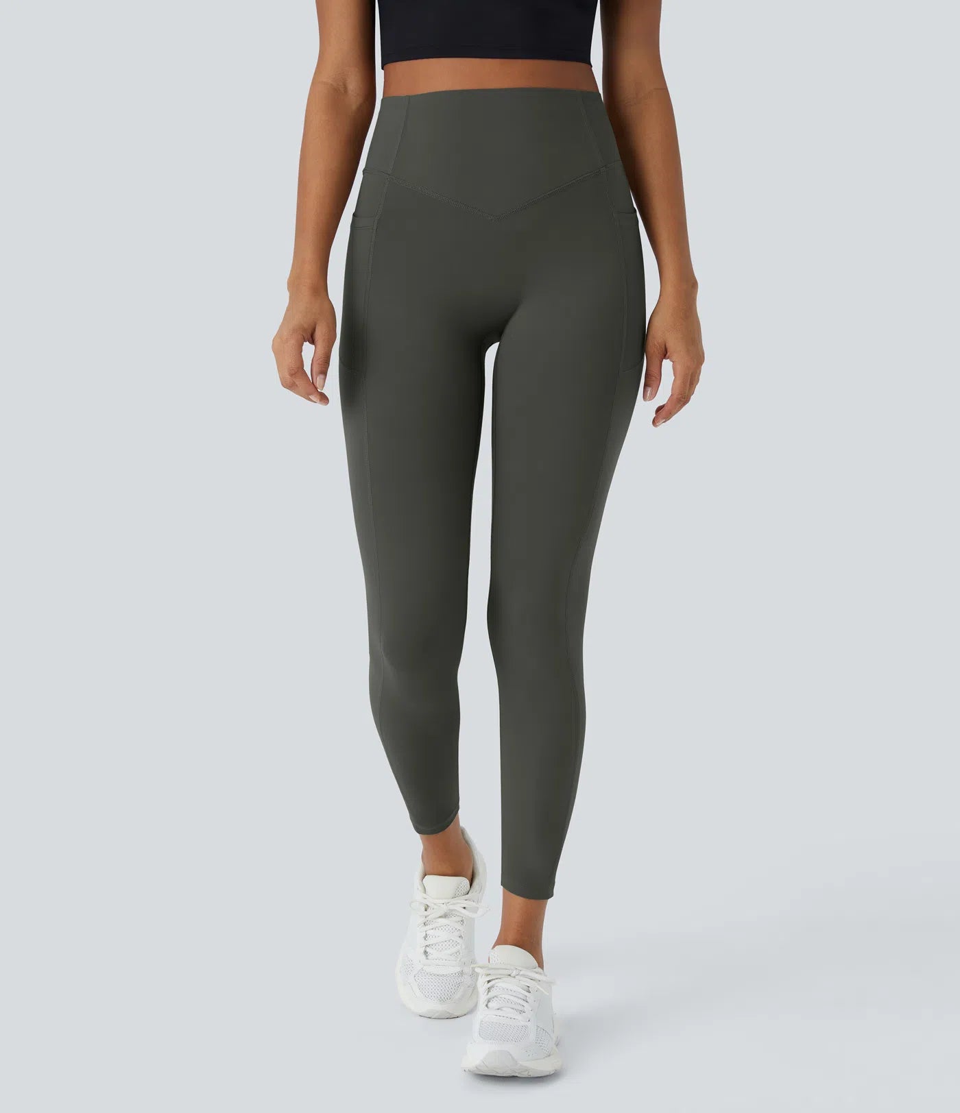 TheHolaras™ High Waisted Scrunch Butt Lifting Tummy Control Pocket Shaping Training Leggings