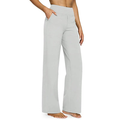 TheHolaras™ Loose High-Waist Wide-Leg Pants with Pockets