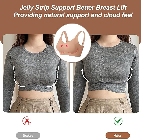 TheHolaras™ - Seamless Full Coverage Push Up No Underwire Bras